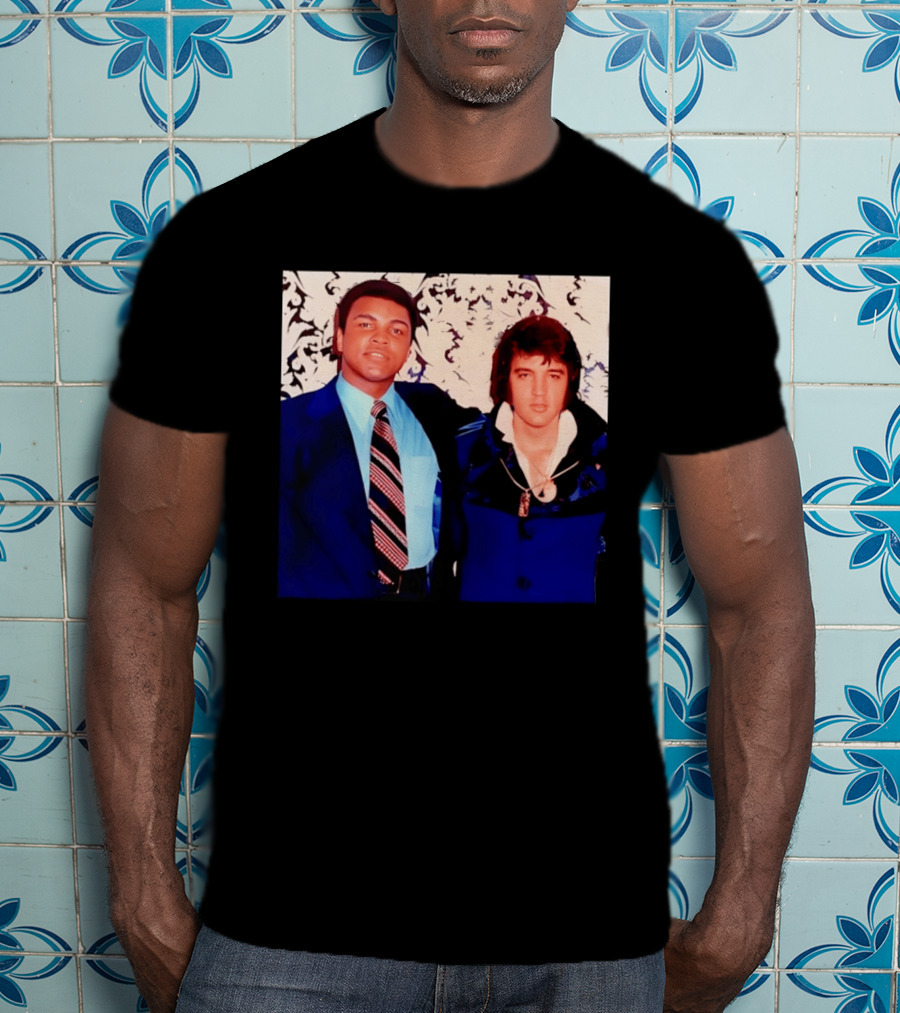 Muhammad Ali Elvis Presley Iconic Encounter T-Shirt