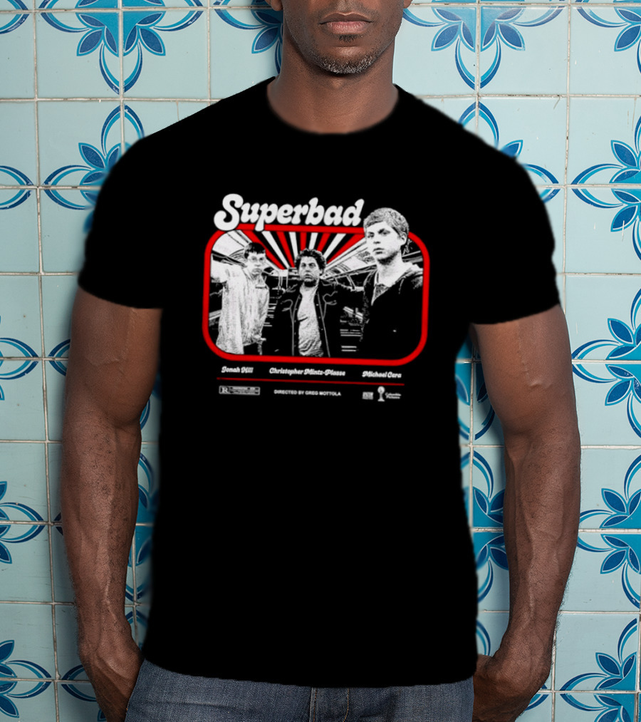 Superbad Movie Jonah Hill Christopher Mintz Plasse Michael Cera T-Shirt