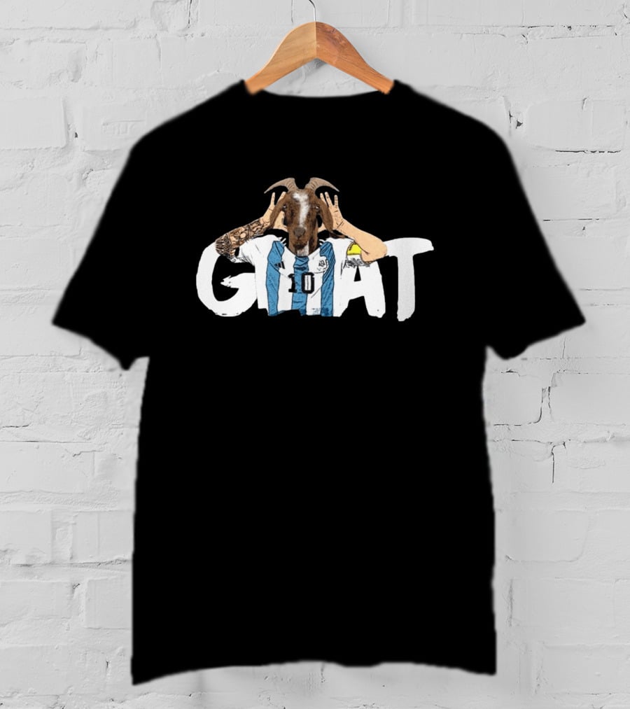 Lionel Messi Goat Argentinian Jersey Goat T-Shirt
