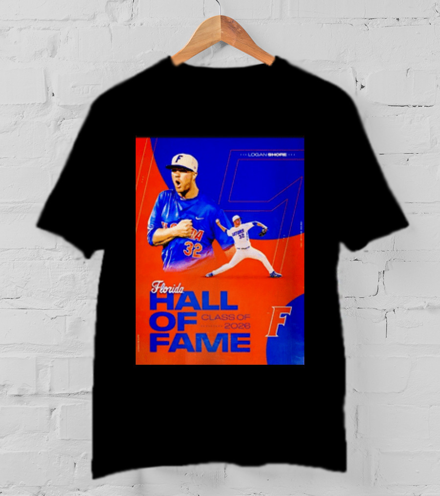 Logan Shore Florida Gators Hall Of Fame Class Of 2026 T-Shirt