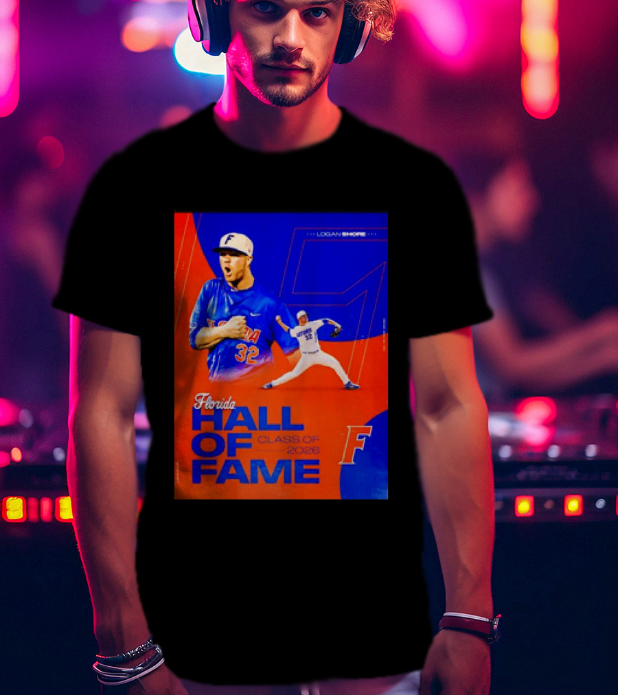 Logan Shore Florida Gators Hall Of Fame Class Of 2026 T-Shirt