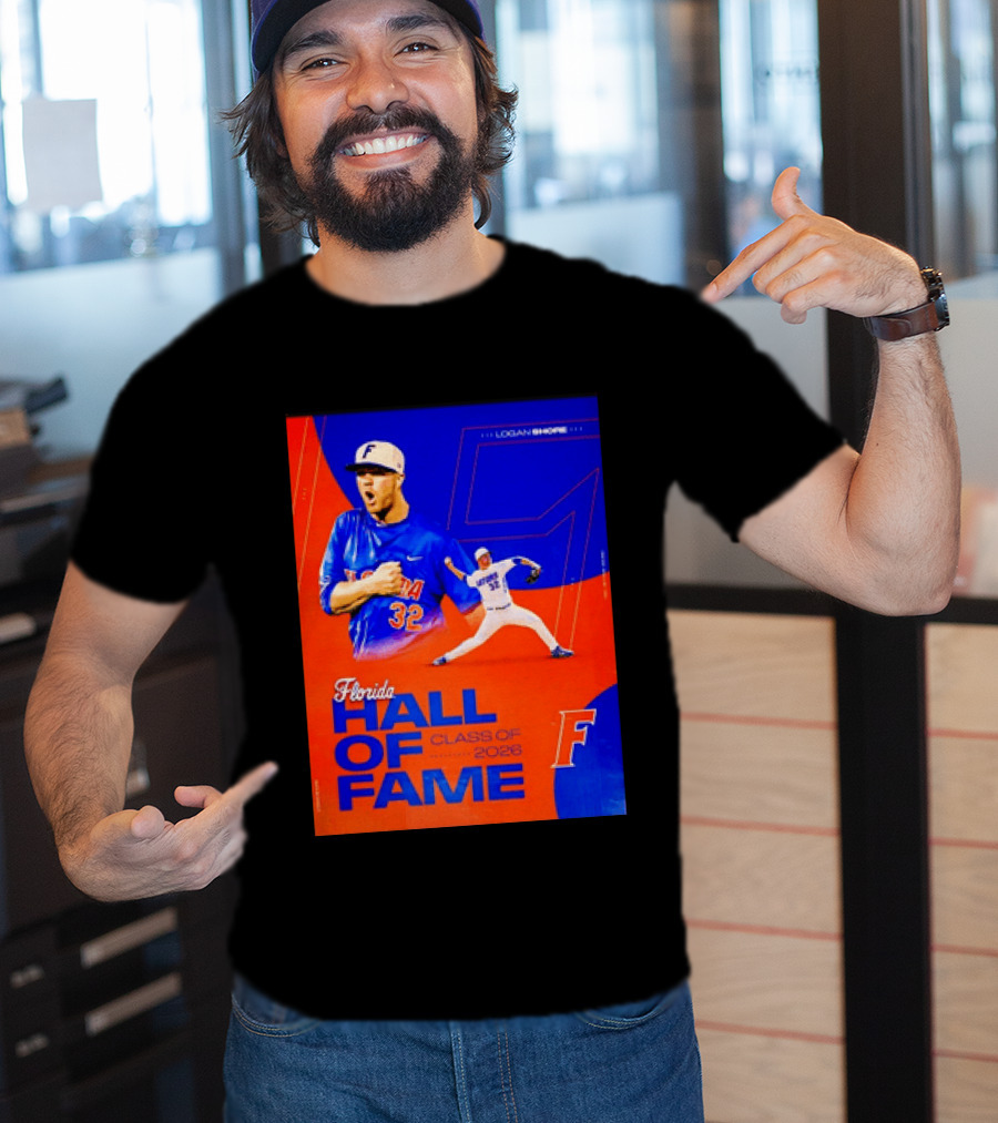 Logan Shore Florida Gators Hall Of Fame Class Of 2026 T-Shirt