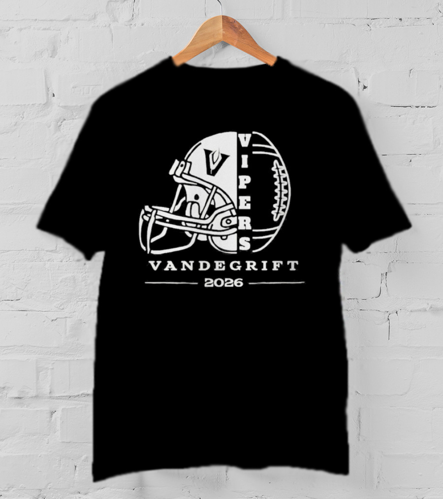 Vandegrift Vipers Football Helmet 2026 T-Shirt