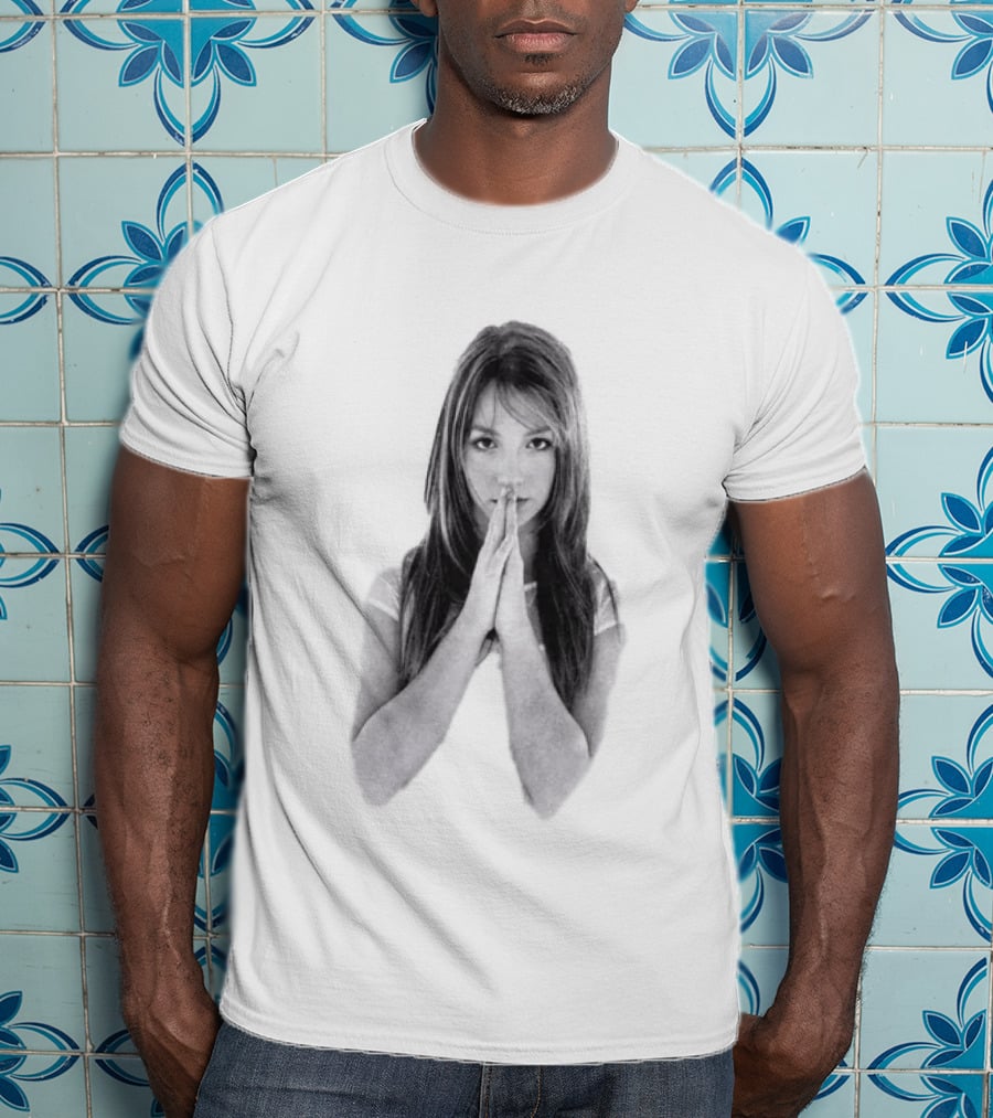 Britney Spears Baby One More Time Iconic Prayer Pose T-Shirt