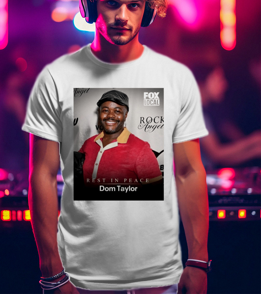 Rest In Peace Dom Taylor Celebrating Caribbean Cuisine Netflix Five Star Chef T-Shirt