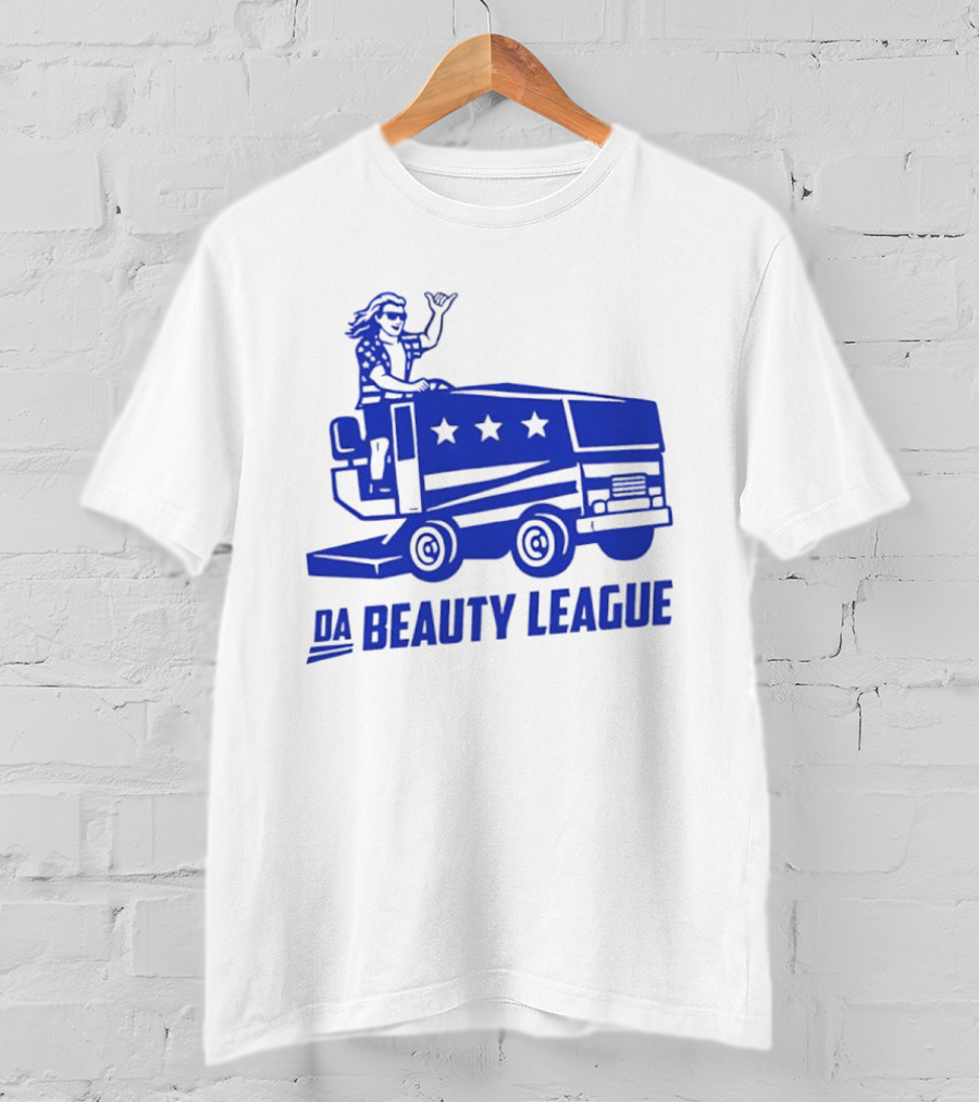 Da Beauty League Ice Resurfacer Shaka Sign T-Shirt