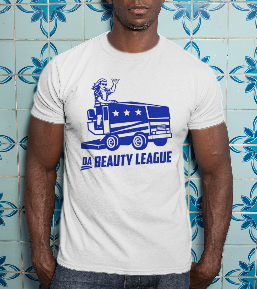 Da Beauty League Ice Resurfacer Shaka Sign T-Shirt