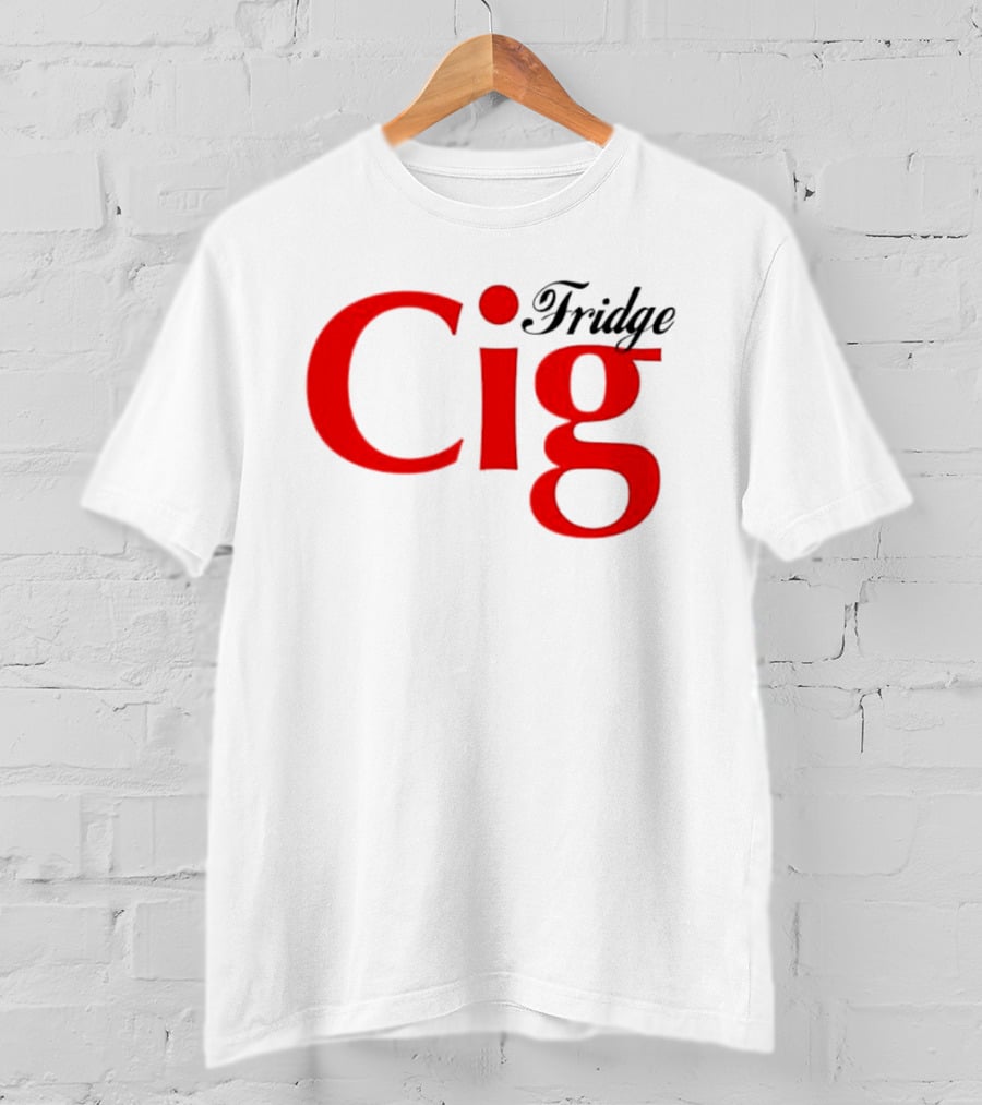 Fridge Cig Red Lettering T-Shirt