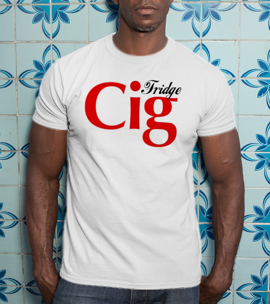 Fridge Cig Red Lettering T-Shirt