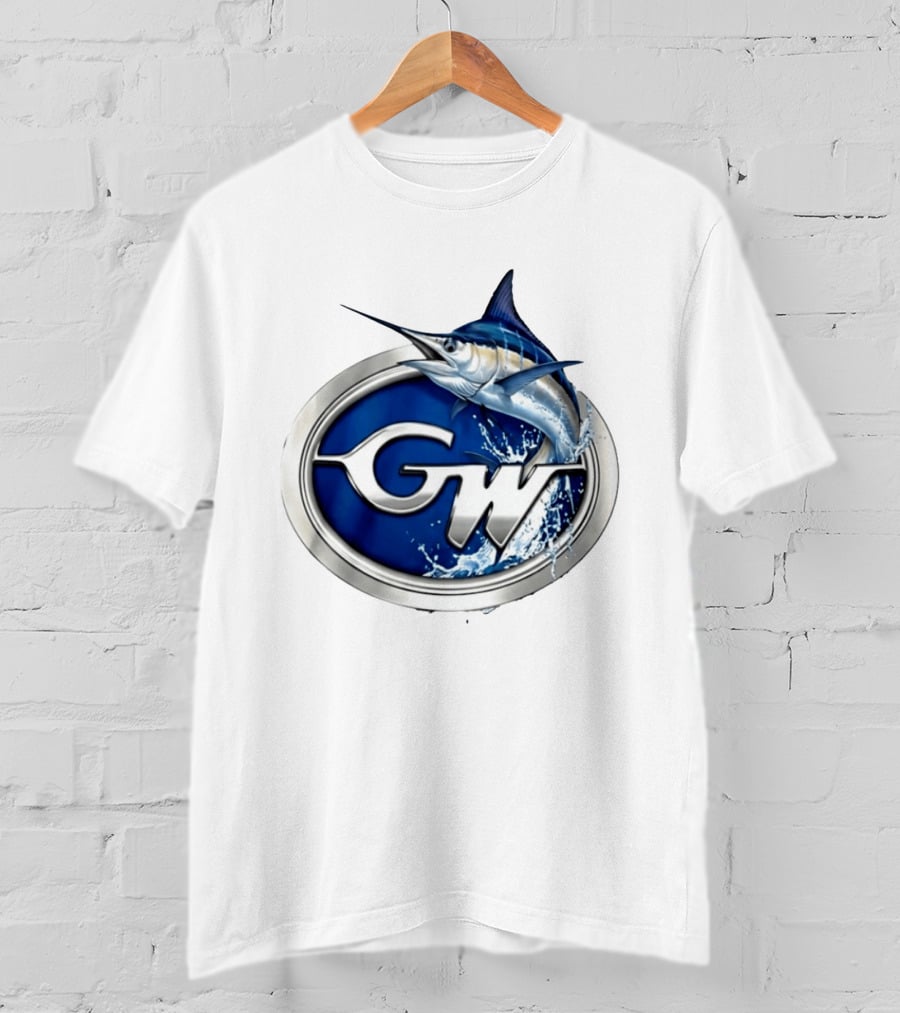 Grady White Boats GW Marlin Symbol Exceptional Attention To Detail T-Shirt