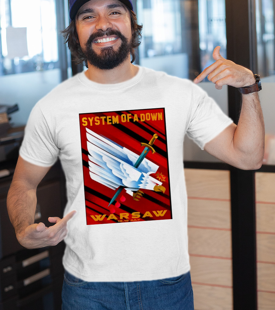 System Of A Down Warsaw Poland 2026 PGE Narodowy 18 19 July Exclusive Venue T-Shirt