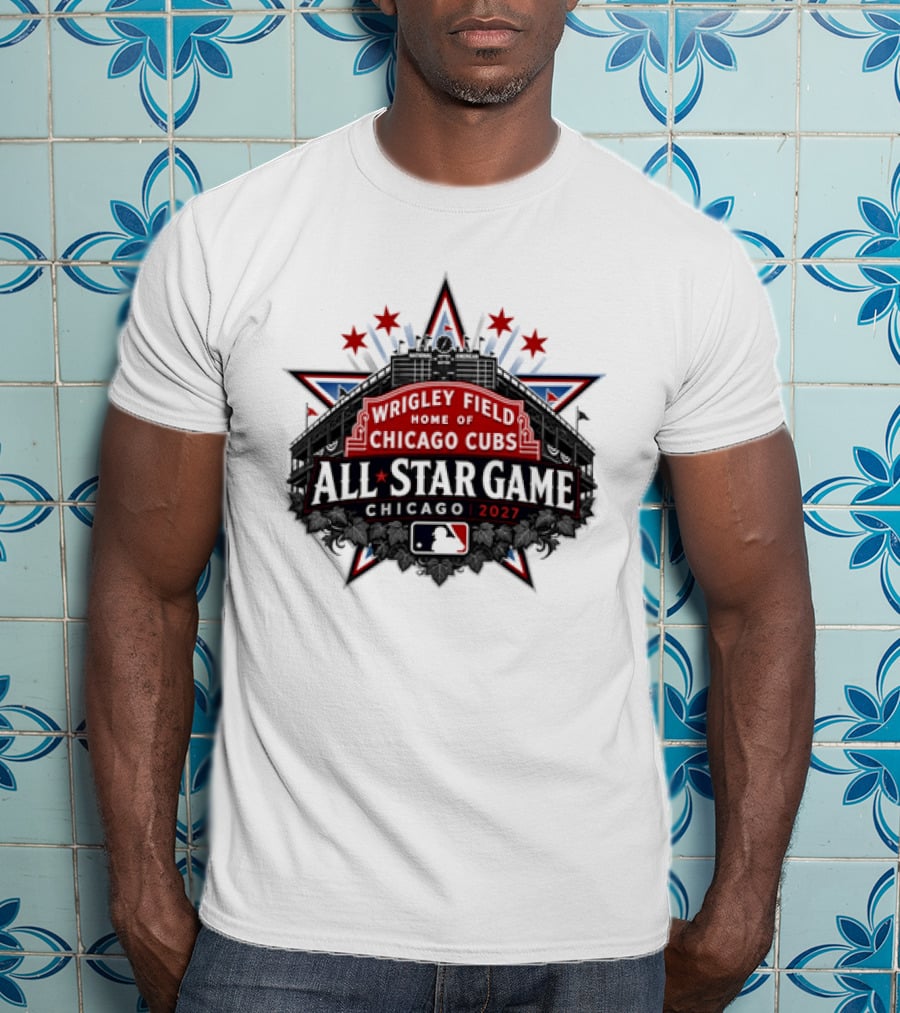 Wrigley Field Home Of Chicago Cubs 2027 MLB All Star Game T-Shirt