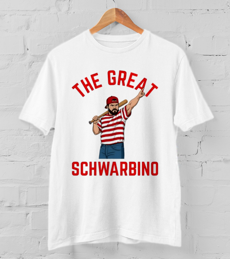 The Great Schwarbino Kyle Schwarber Philadelphia Phillies Baseball T-Shirt