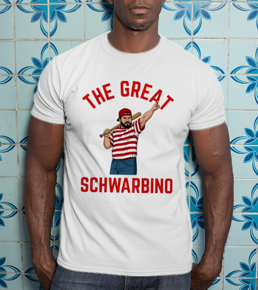 The Great Schwarbino Kyle Schwarber Philadelphia Phillies Baseball T-Shirt
