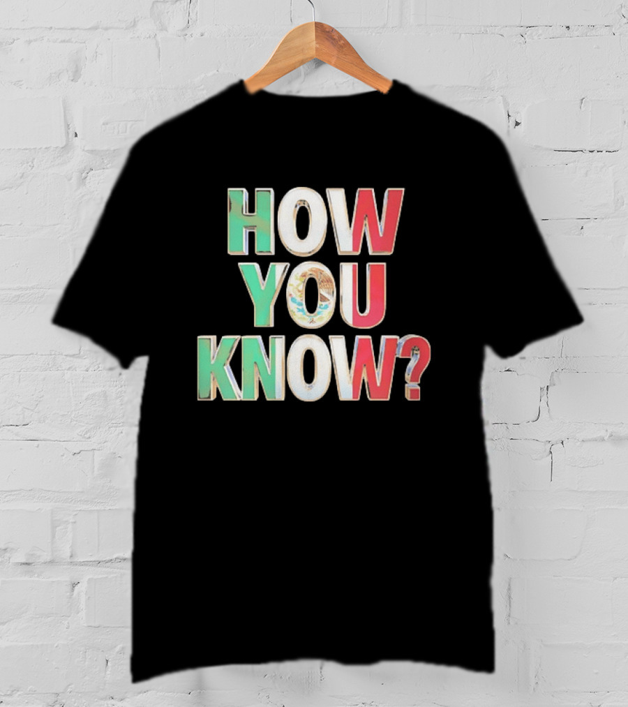 AEW Mexico Flag How You Know Wrestling T-Shirt