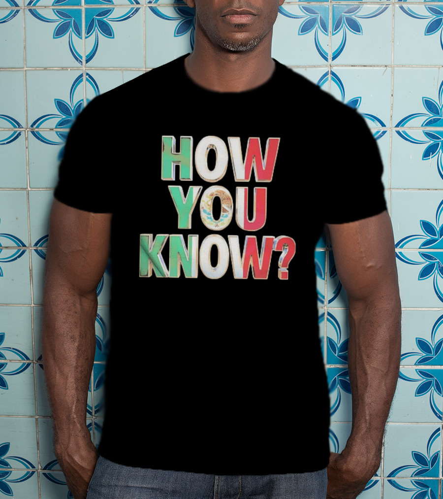 AEW Mexico Flag How You Know Wrestling T-Shirt