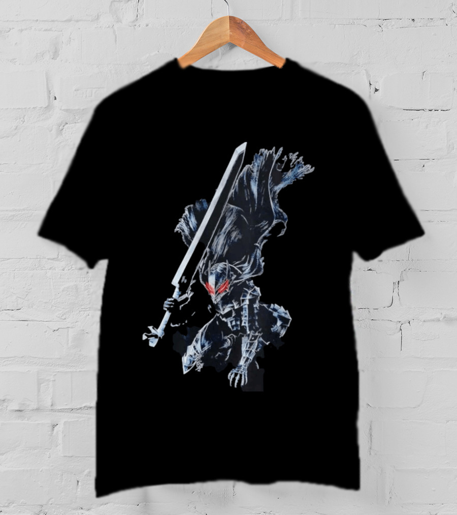 Berserk Guts Berserker Armor Dragonslayer Sword Action Pose T-Shirt