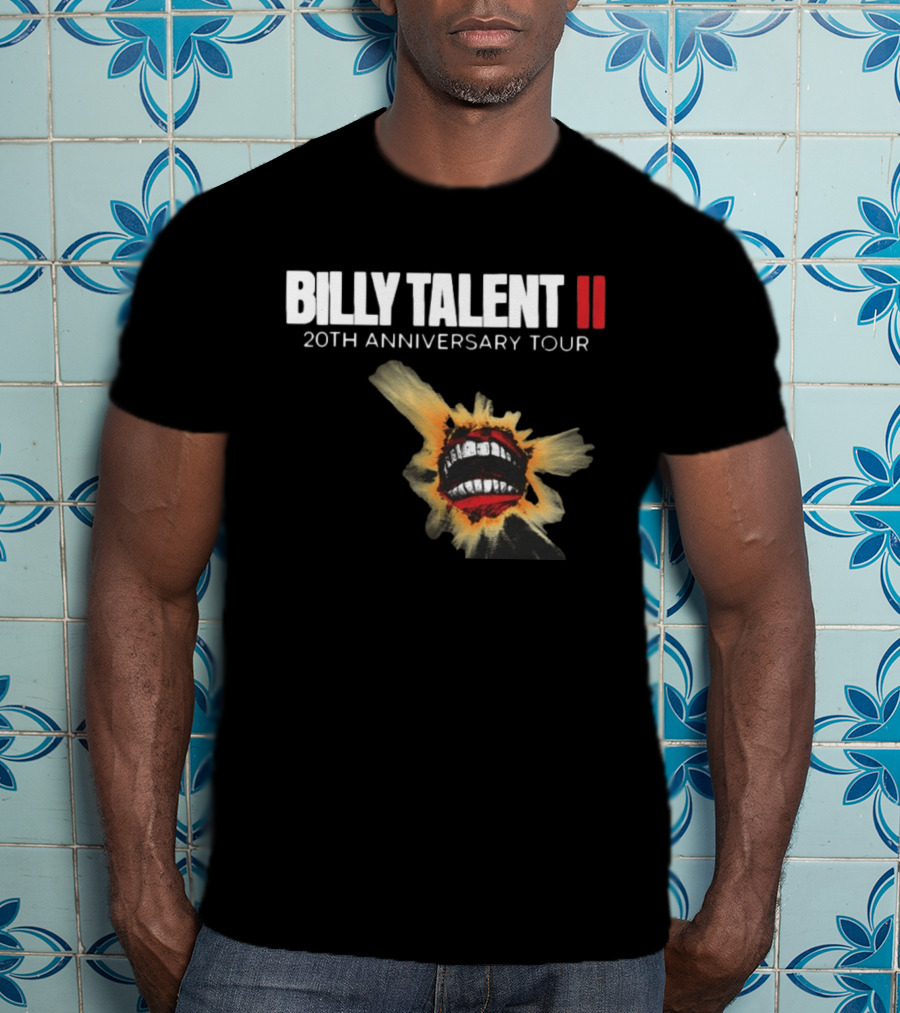 Billy Talent II 20th Anniversary Explosive Artwork Tour 2026 T-Shirt