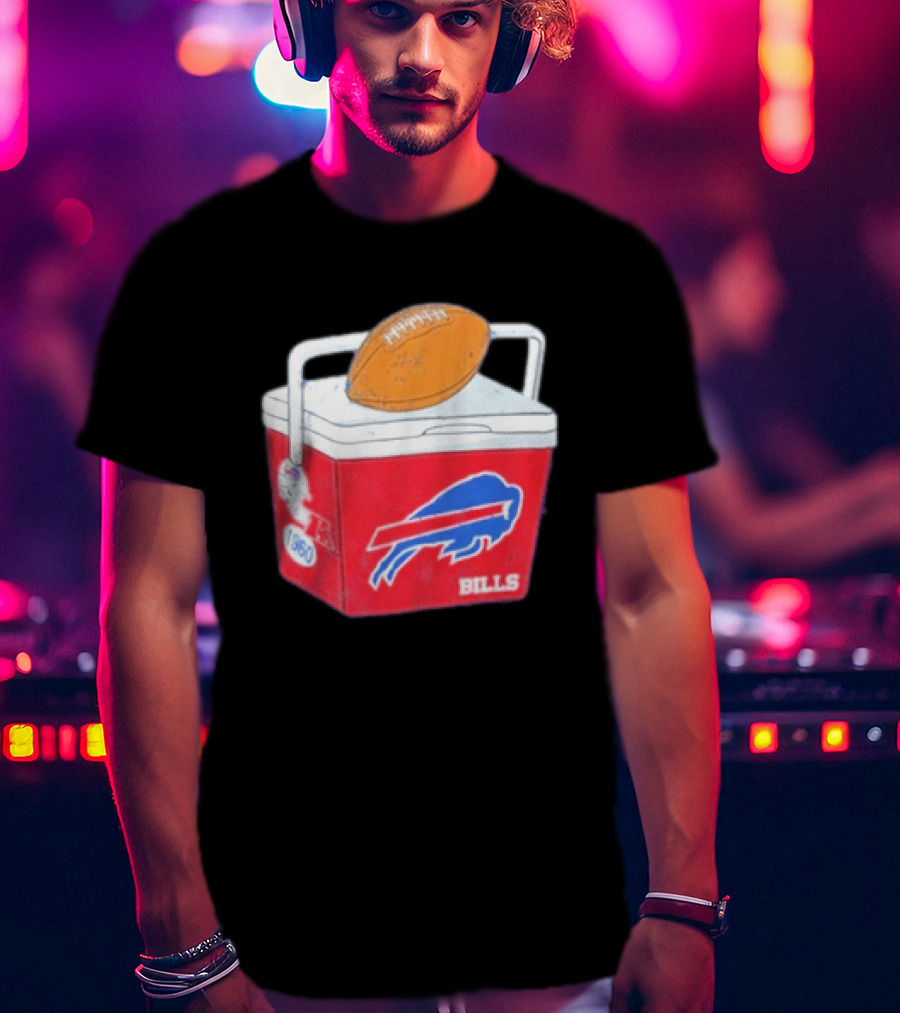 Buffalo Bills Cooler 1960 Football Wegmans Go Bills T-Shirt