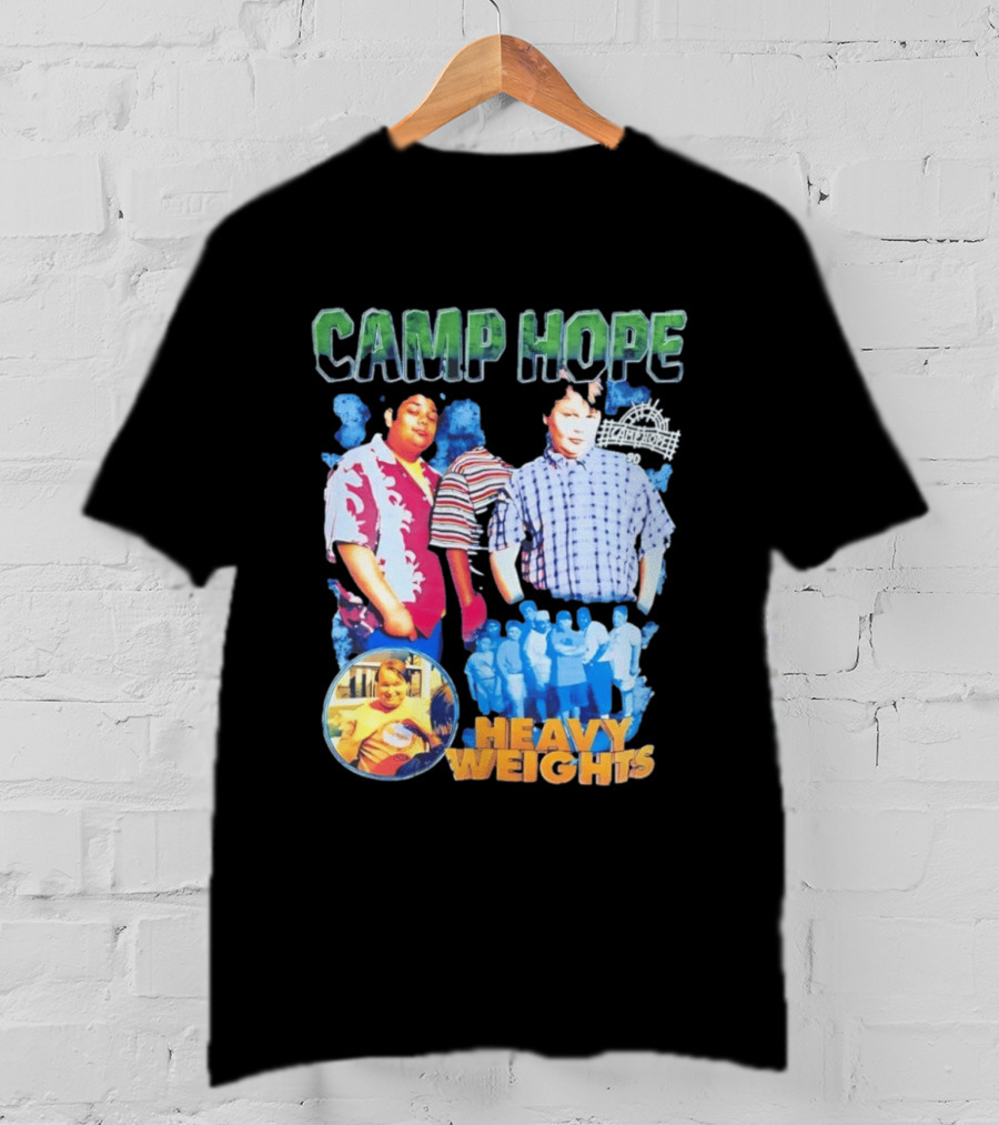 Camp Hope 90 Heavy Weights Featuring Characters From Cult T-Shirt
