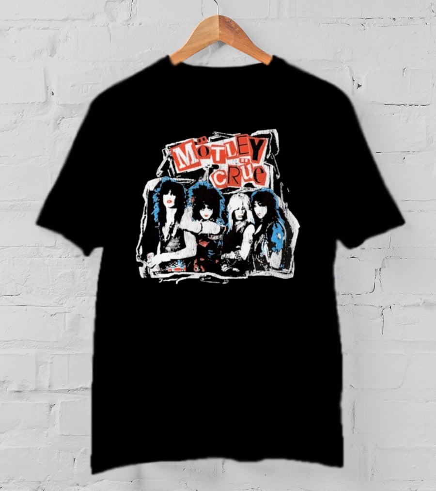 Motley Crue Collage The Return Of The Carnival Of Sins Tour 2026 T-Shirt