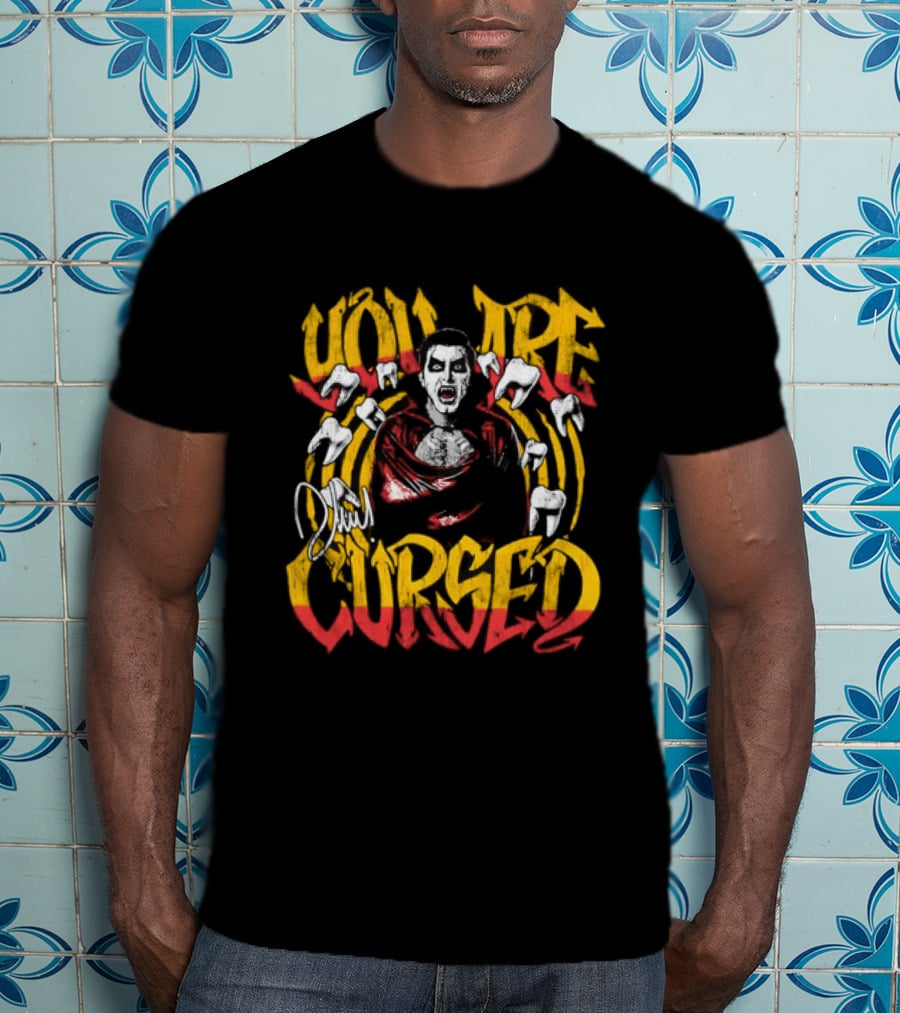 Danhausen You Are Cursed Vintage Graffiti Teeth T-Shirt
