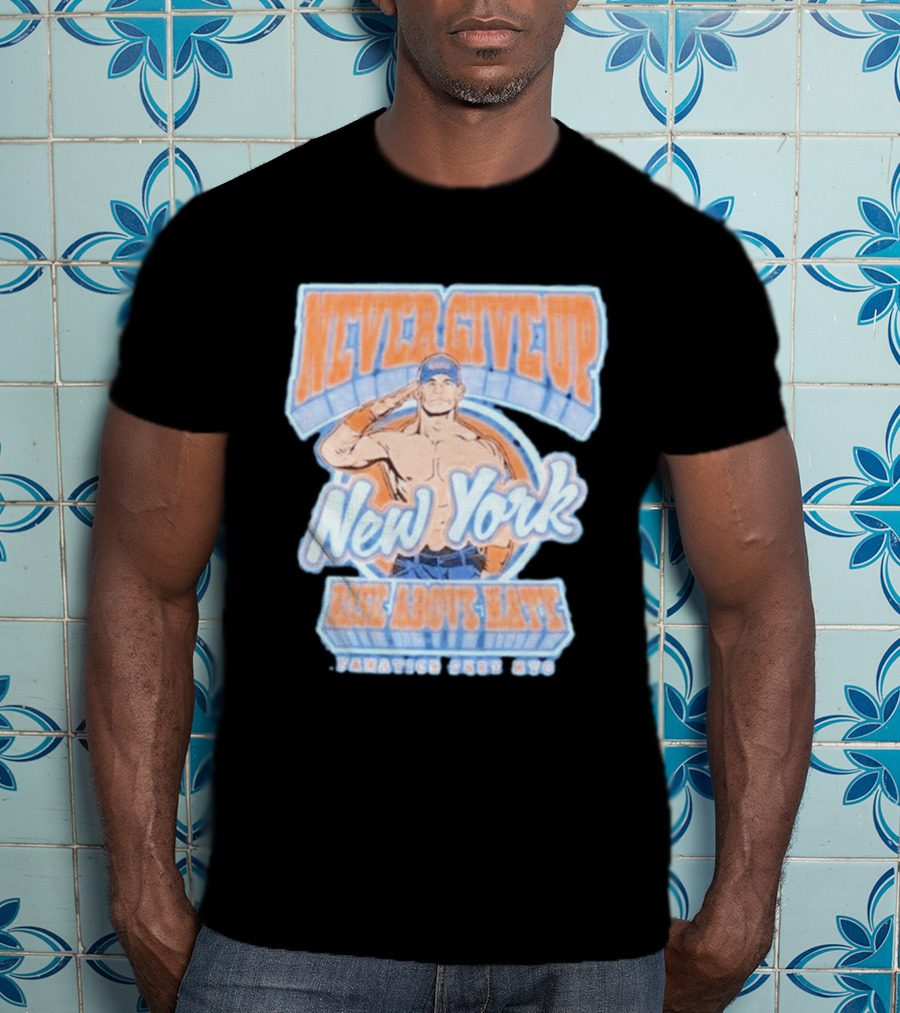 Never Give Up New York Rise Above Hate Fanatics Fest NYC T-Shirt