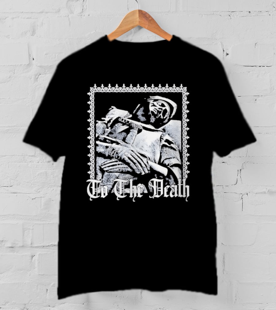 Effigy Of A Fallen Knight To The Death Metal Band Black T-Shirt