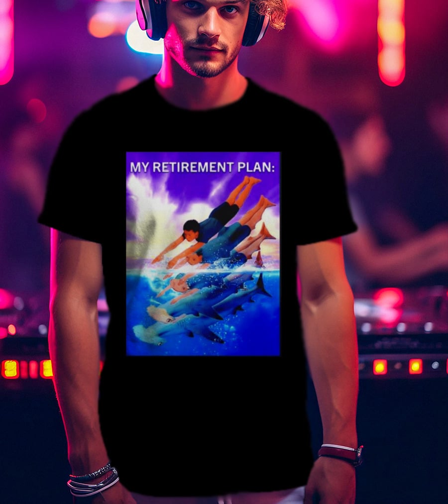 My Retirement Plan Hammerhead Shark Swimming Diving Adventure T-Shirt