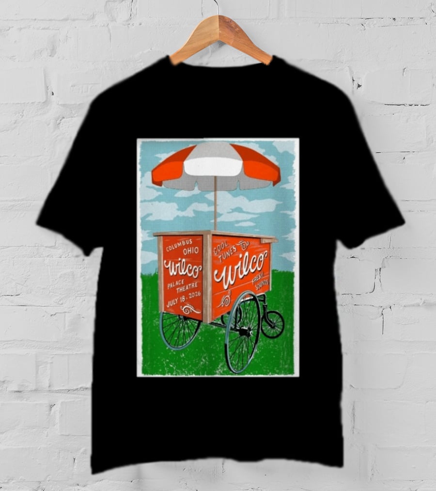 Wilco Cool Tunes Fresh Sounds Palace Theatre Columbus Ohio July 18 2026 T-Shirt