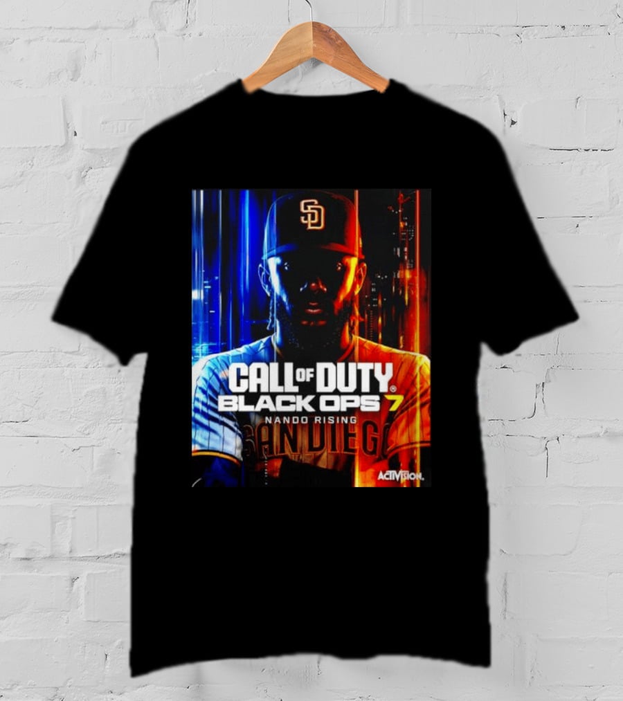 Call Of Duty Black Ops 7 Nando Rising San Diego SD Cap T-Shirt