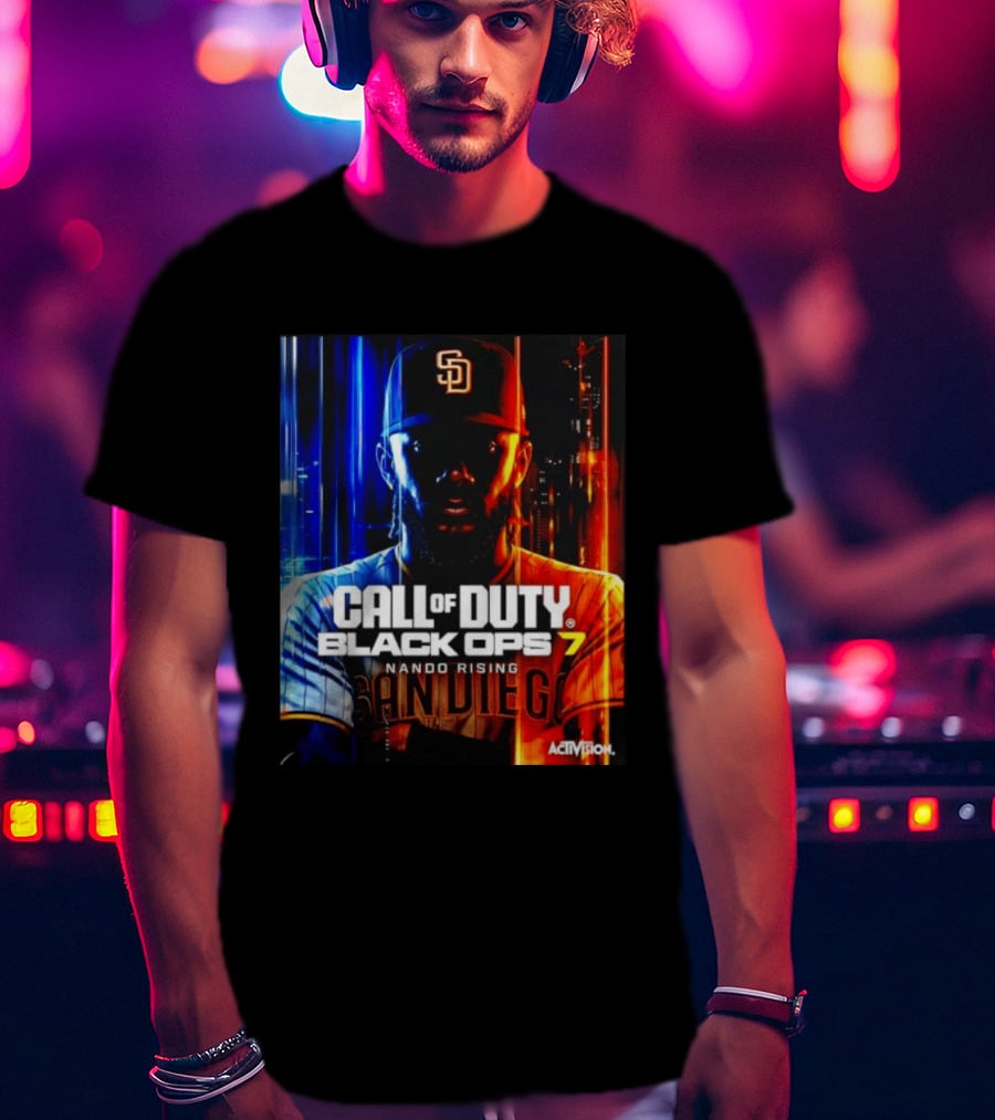 Call Of Duty Black Ops 7 Nando Rising San Diego SD Cap T-Shirt