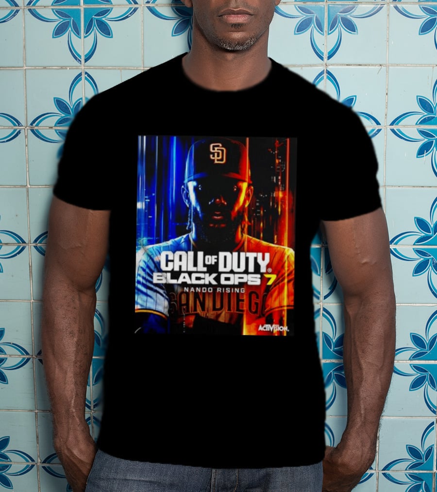 Call Of Duty Black Ops 7 Nando Rising San Diego SD Cap T-Shirt