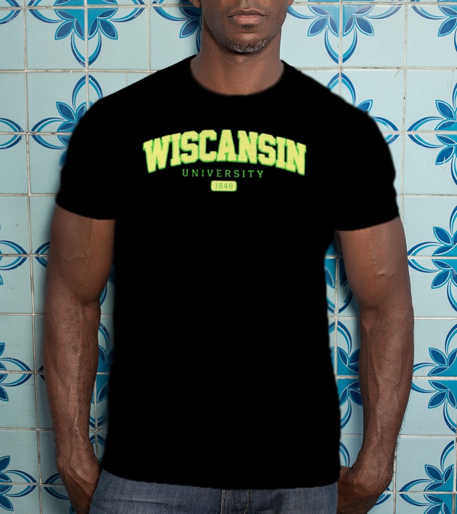 Wiscansin University 1848 Apparel Fan Merchandise T-Shirt