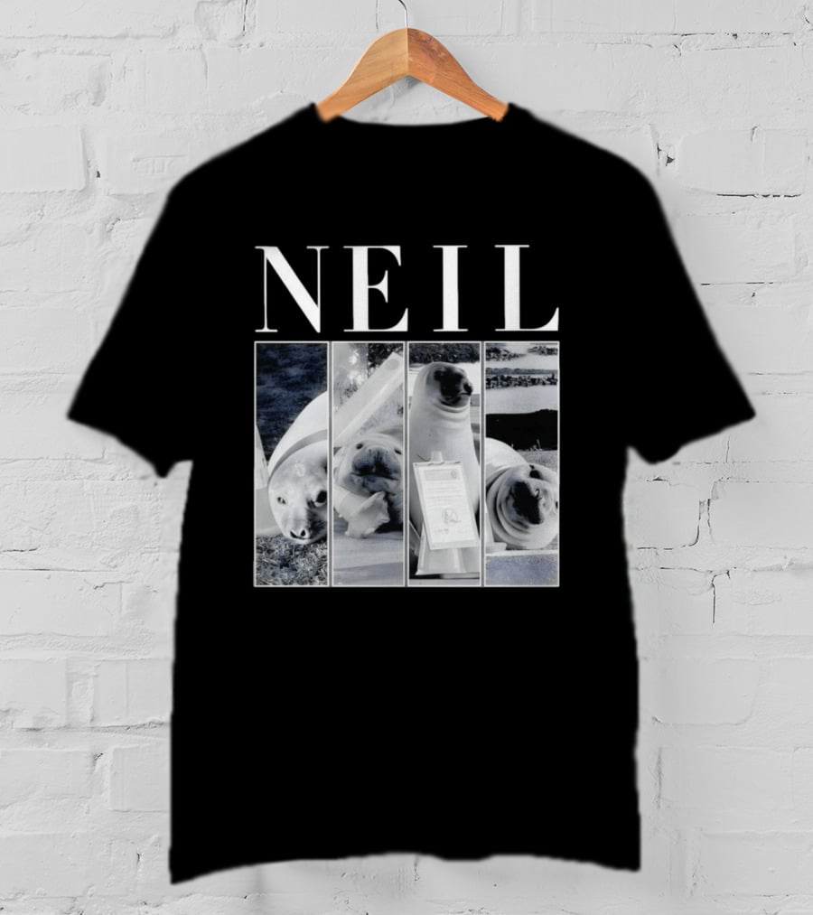 Neil The Seal Animal Meme Funny Seal Faces T-Shirt