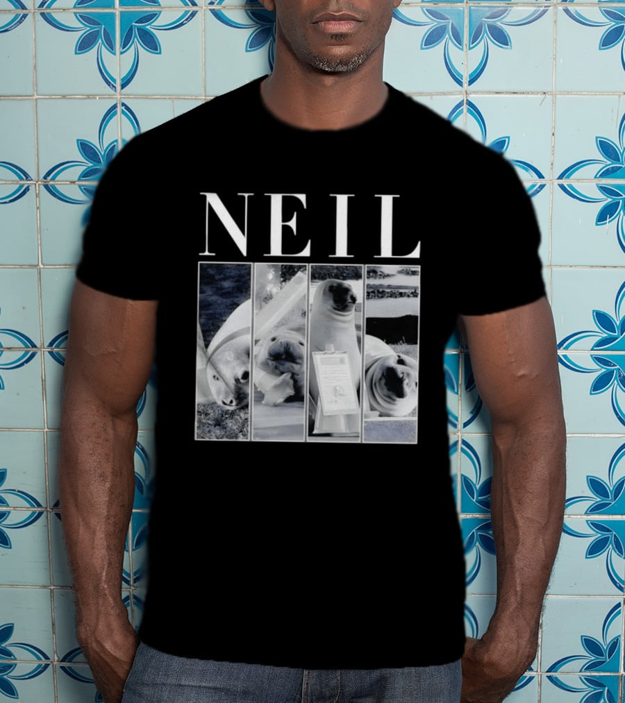 Neil The Seal Animal Meme Funny Seal Faces T-Shirt
