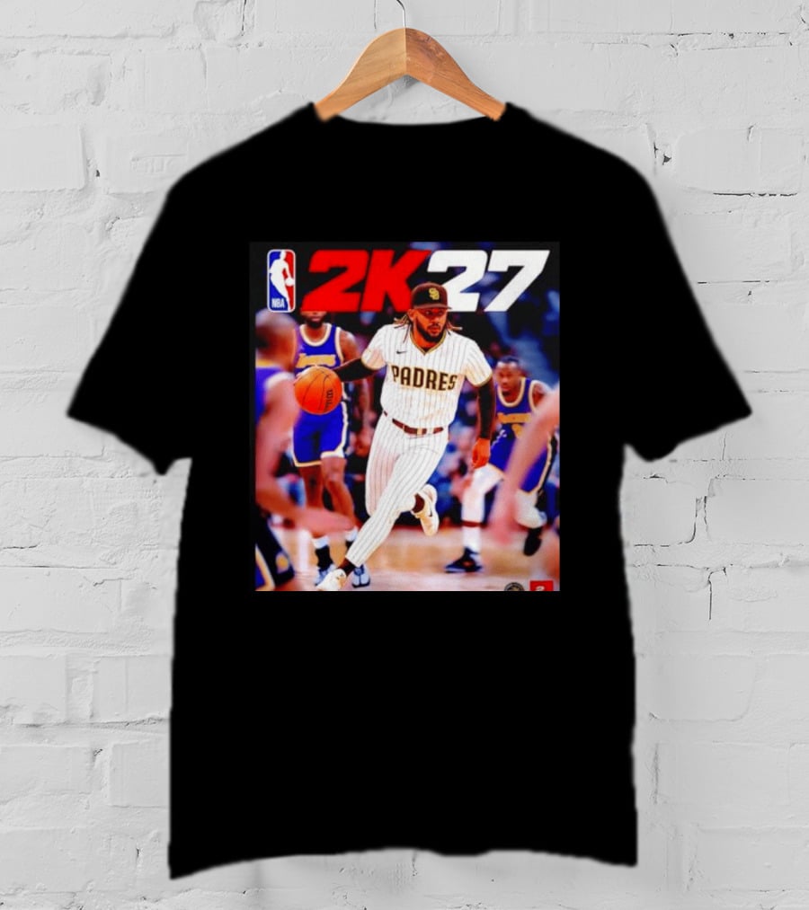 San Diego Padres NBA 2K27 Crossover Concept With Basketball Action T-Shirt