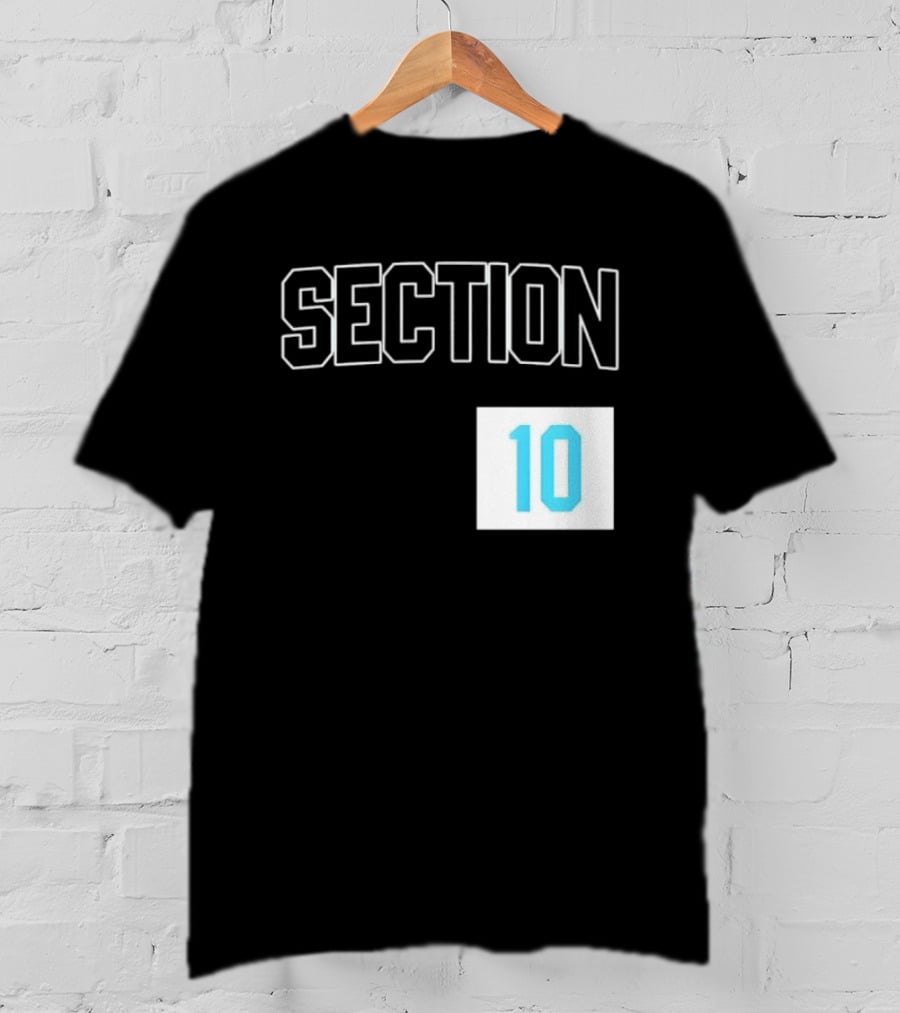 Section 10 Carolina Hurricanes Hockey Fan Gear T-Shirt