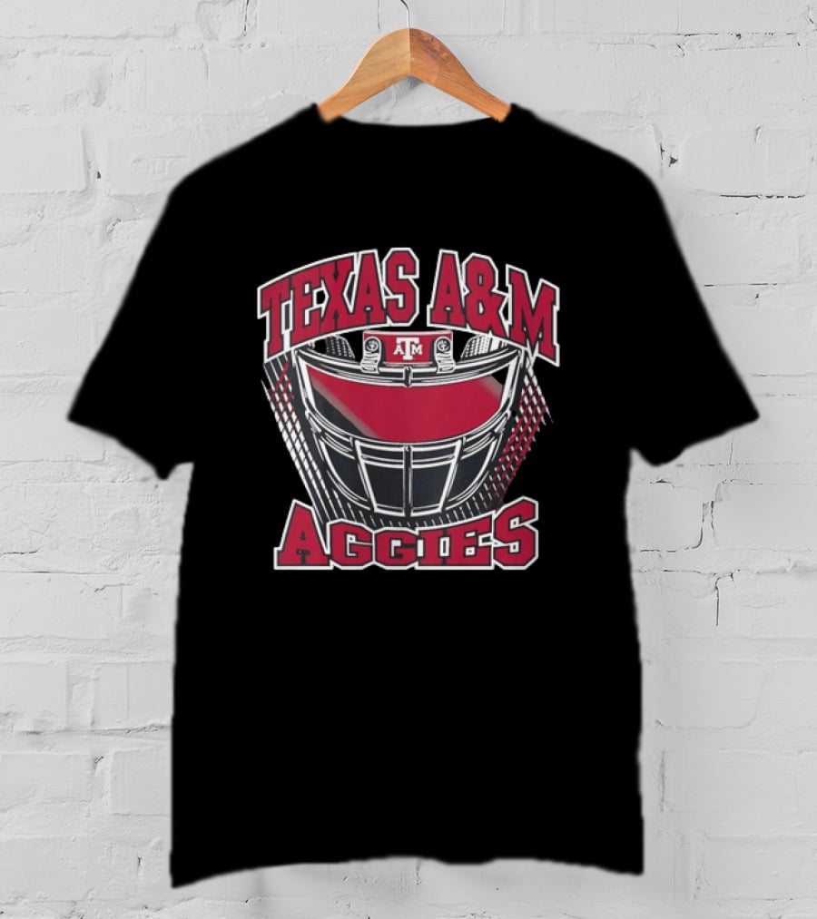 Texas A&M Aggies Football Helmet Varsity Spirit T-Shirt