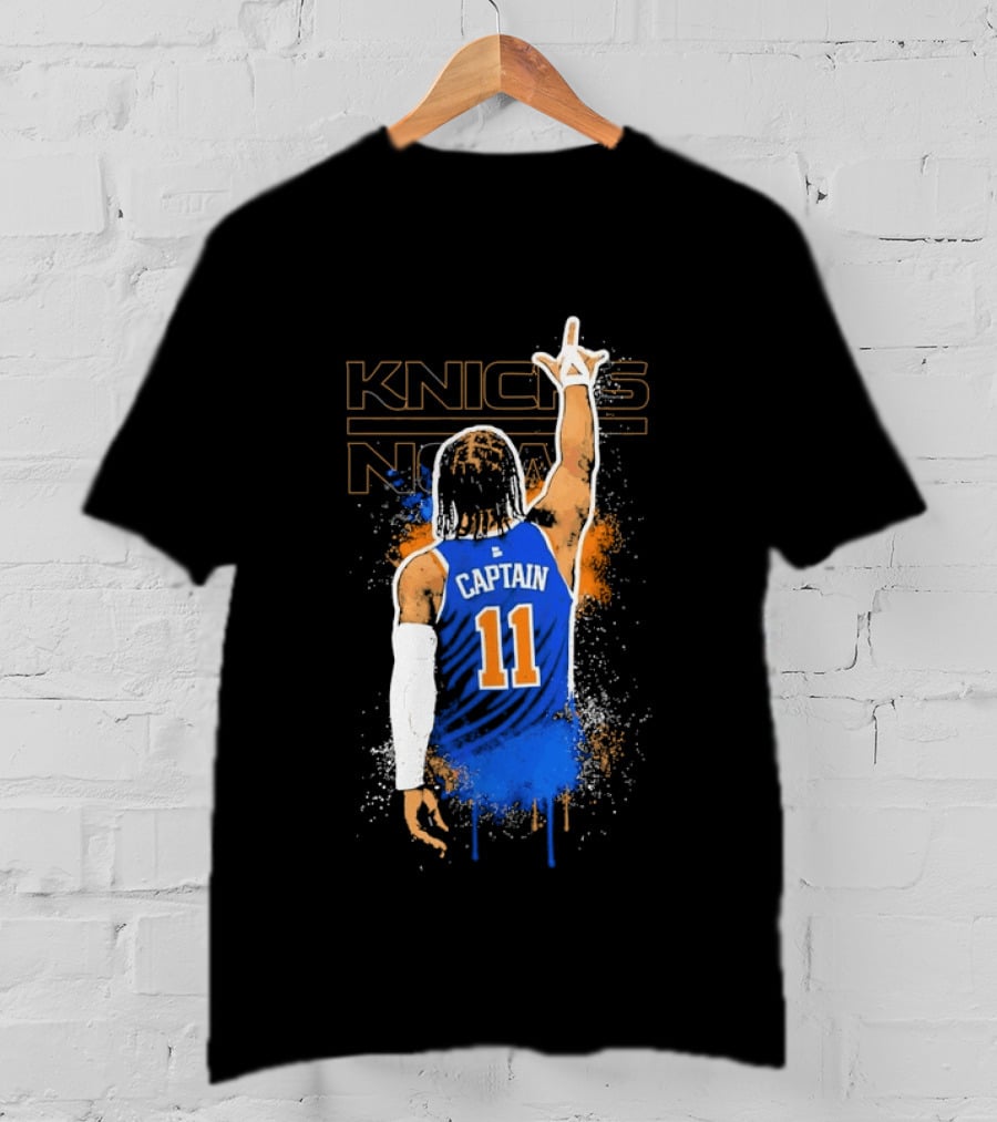 Captain 11 Knicks Now Basketball T-Shirt
