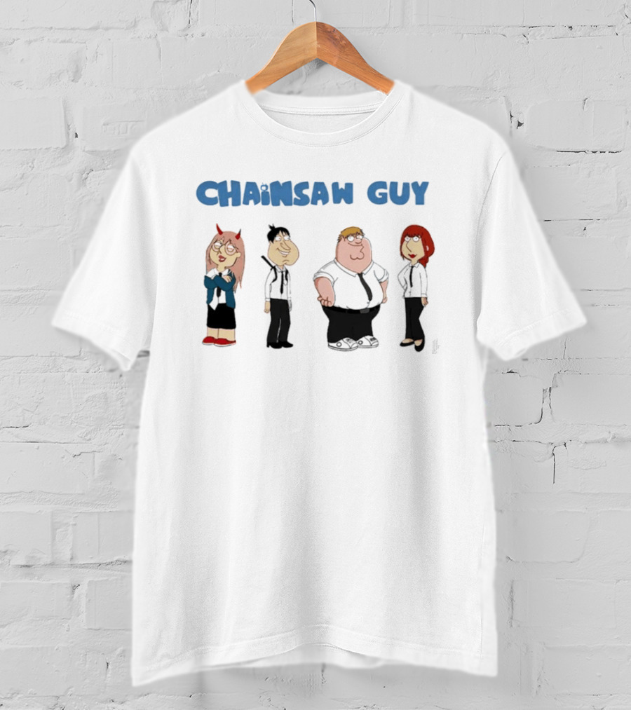 Chainsaw Guy Family Character Mashup Chainsaw Man T-Shirt