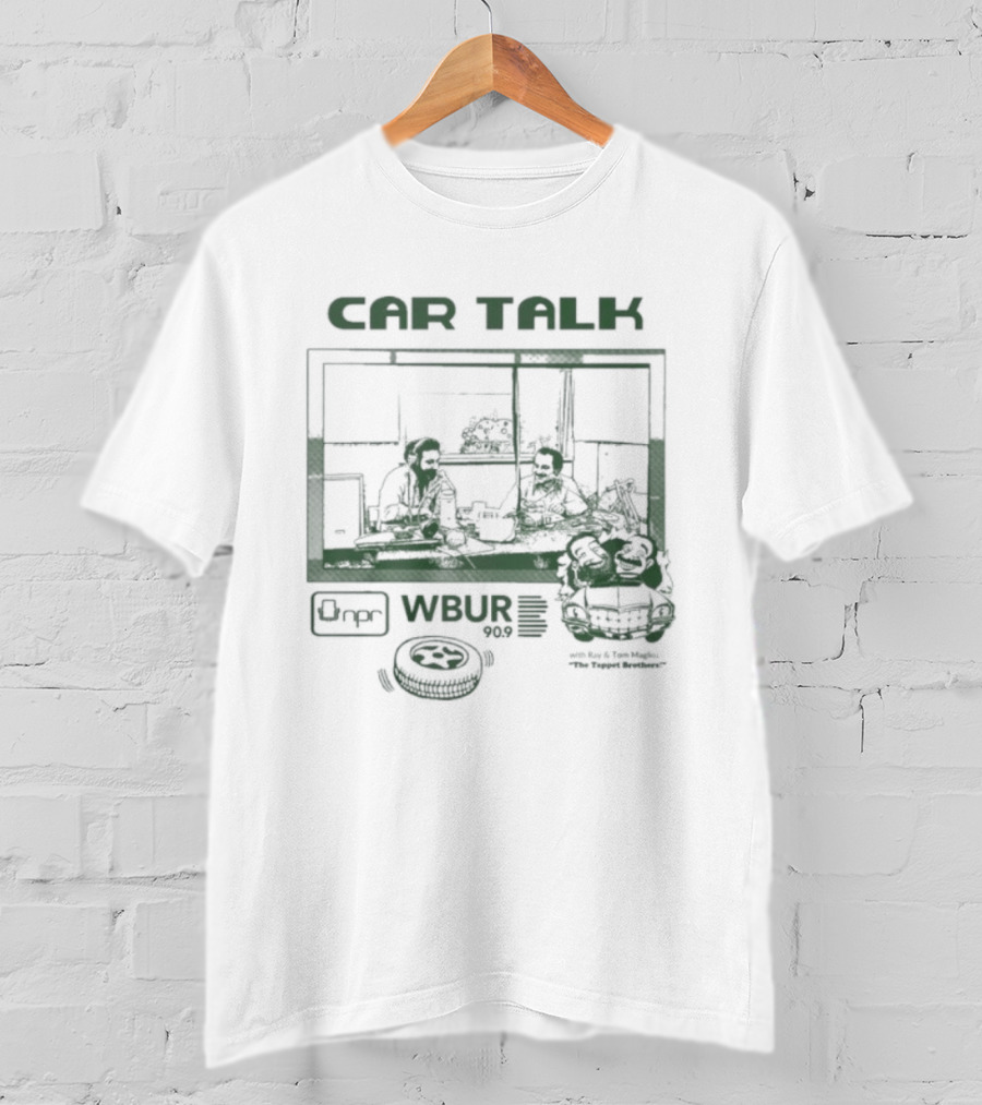 Car Talk NPR Podcast WBUR Engine Gear T-Shirt