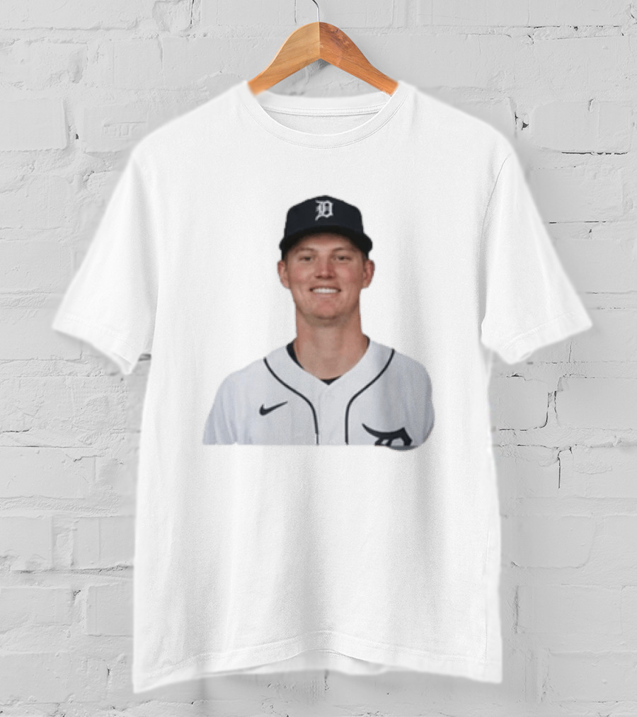 Troy Melton Detroit Tigers Nike Baseball Player D T-Shirt