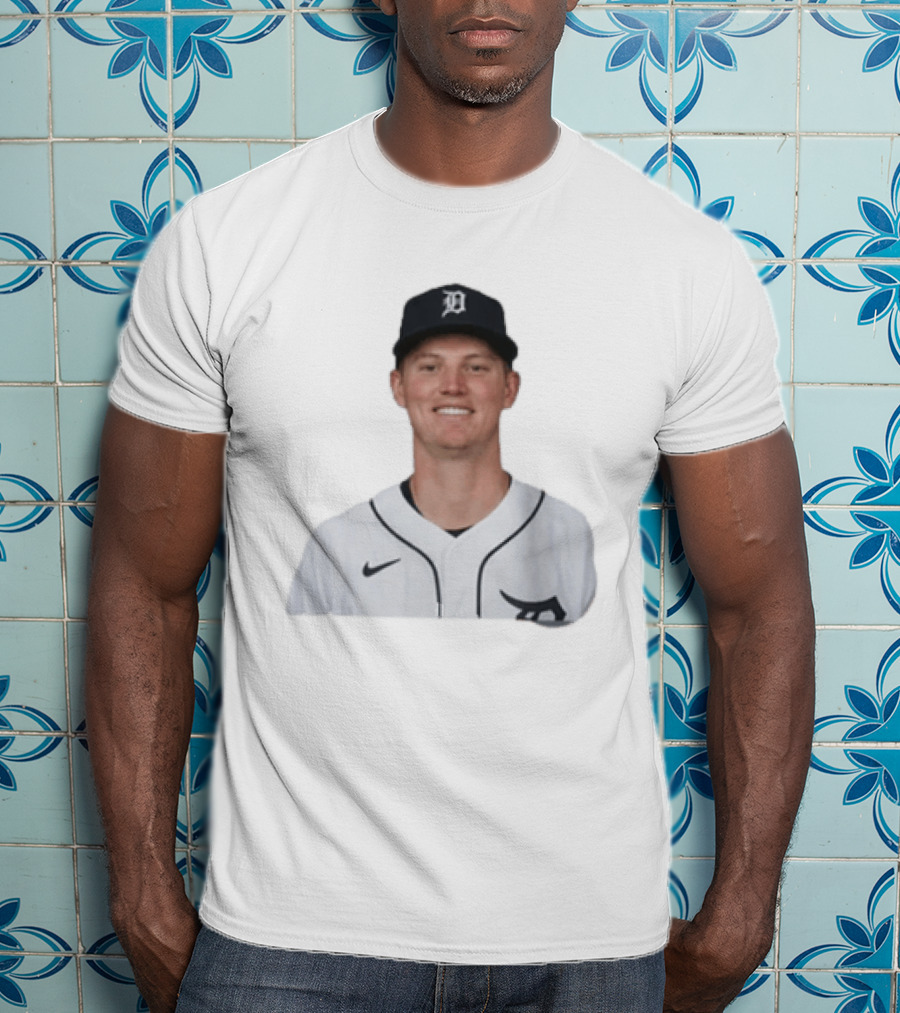 Troy Melton Detroit Tigers Nike Baseball Player D T-Shirt