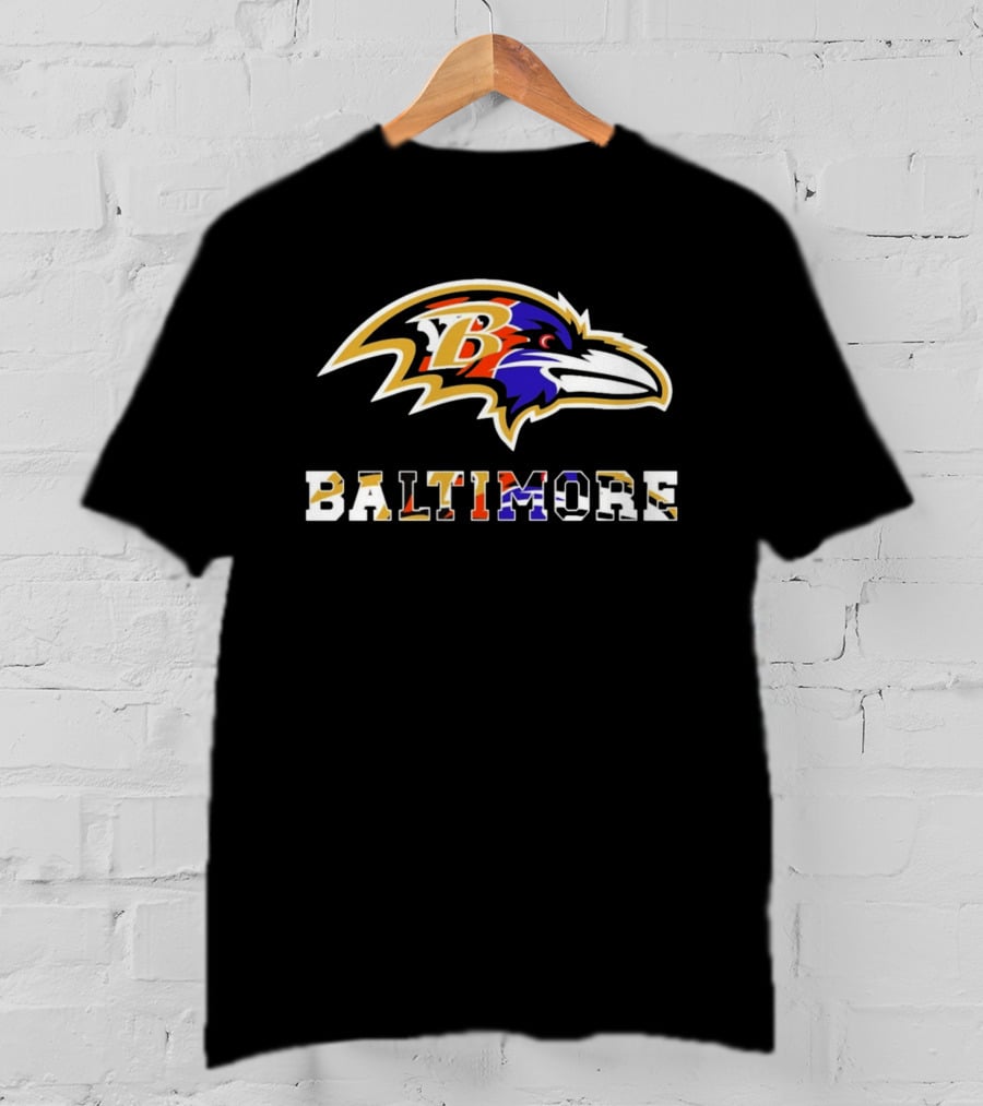 Baltimore Ravens Orioles Terrapins Sports Fusion T-Shirt