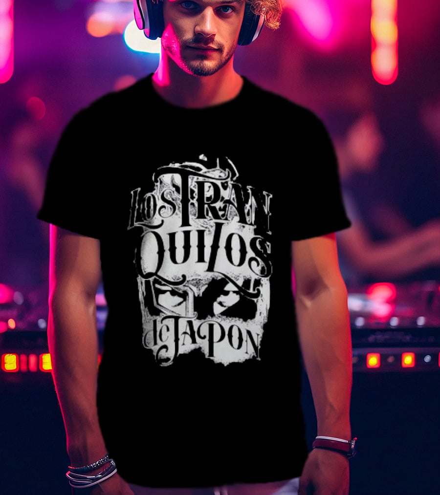 Los Tranquilos De Japon Bushi Mask Design Japan T-Shirt