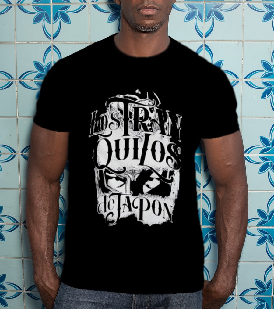 Los Tranquilos De Japon Bushi Mask Design Japan T-Shirt