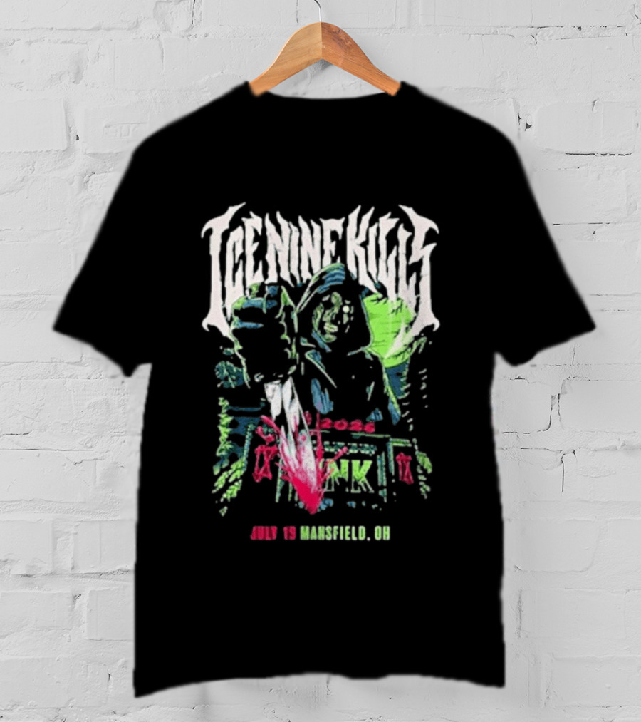 Ice Nine Kills Inkcarceration Event Mansfield OH July 19 2026 Horror Graphic Novel T-Shirt