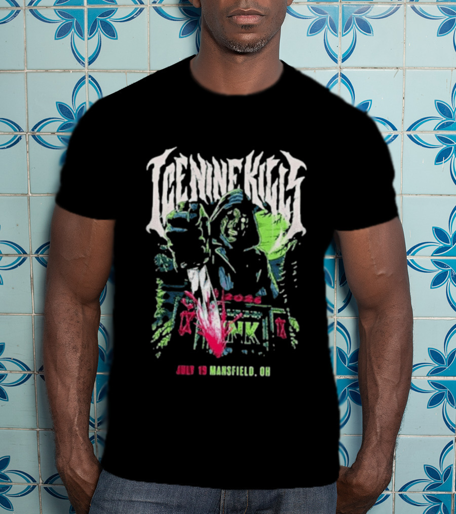 Ice Nine Kills Inkcarceration Event Mansfield OH July 19 2026 Horror Graphic Novel T-Shirt