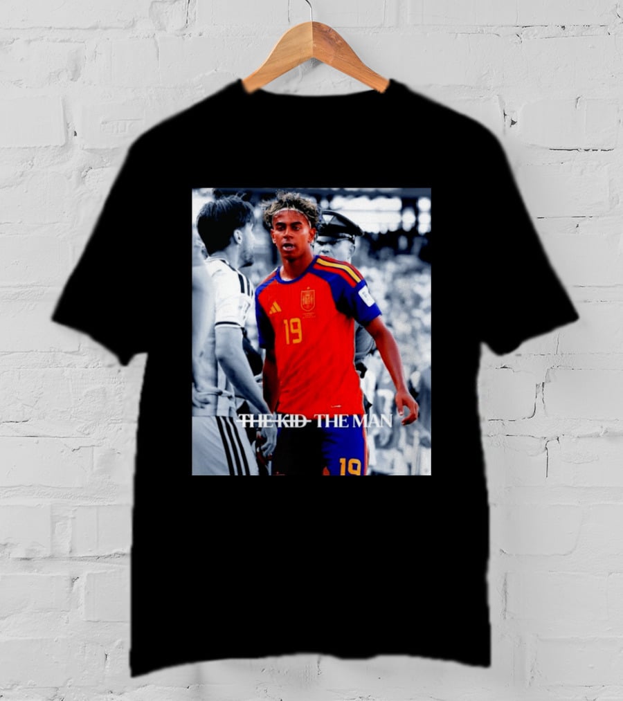 Spain 19 Lamine Yamal The Kid The Man T-Shirt